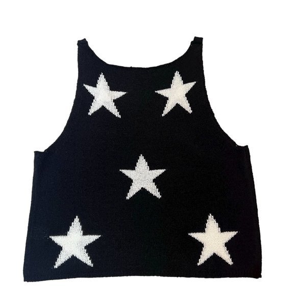 Women's NWOT Altar'd State Star Gazing‎ Sweater V Neck Tank Size Medium - Picture 4 of 5